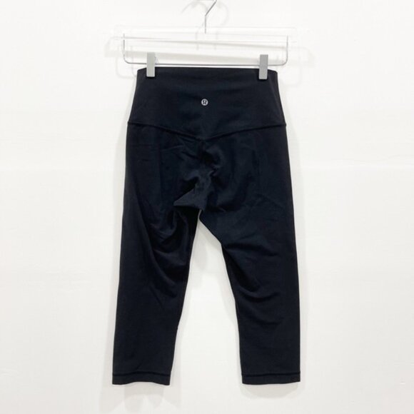 Lululemon Align Crop Legging Black Athleisure 6 - Picture 9 of 9
